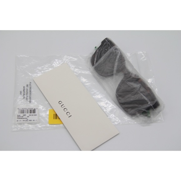 NEW GG0001SN 003 UNISEX SUNGLASSES GUCCI GG0001SN HAVANA GREEN - Picture 12 of 13